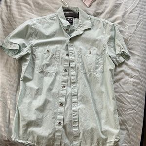 Armani casual short sleeve button down NEGOTIABLE
